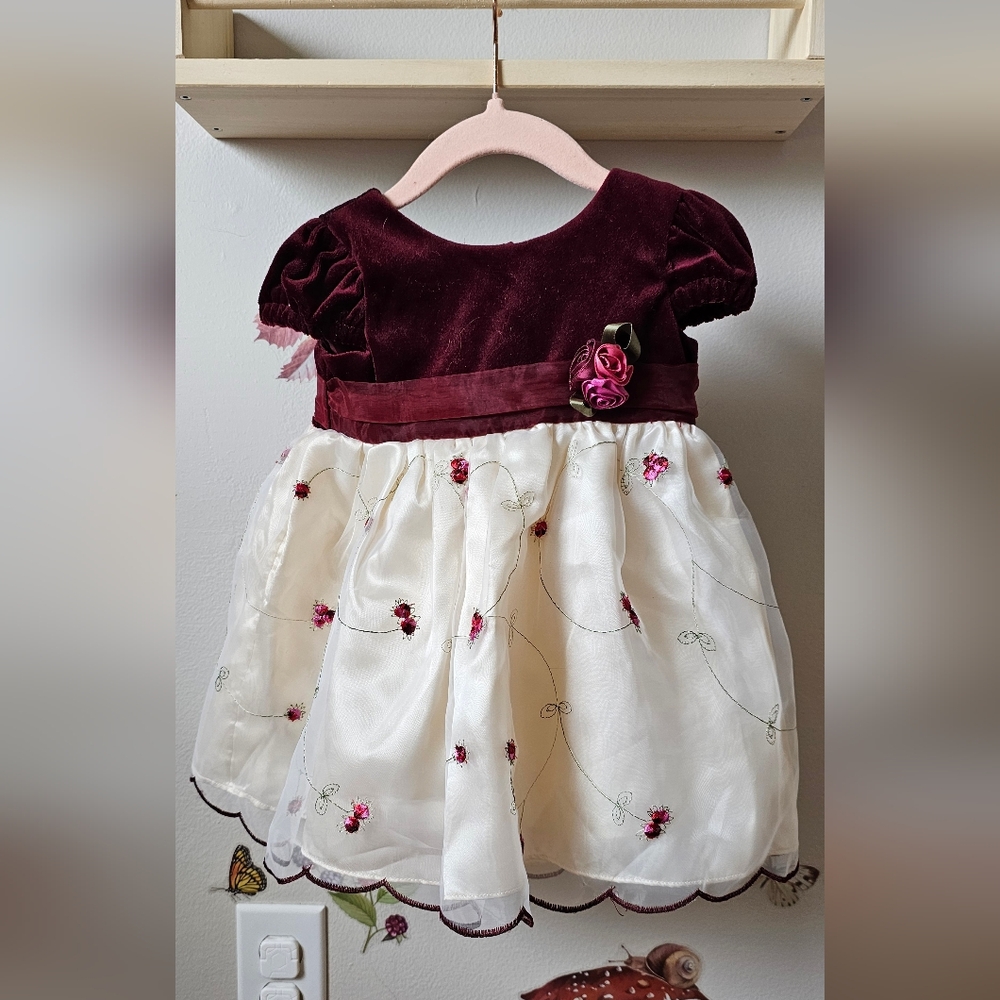 (2 for$60) Fancy Party Dress 6 -12M Holiday Infant Dress